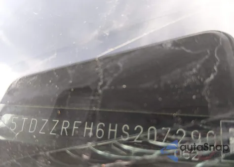 2017 Toyota Highlander Le Plus from USA, damaged, VIN 5TDZZRFH6HS207290